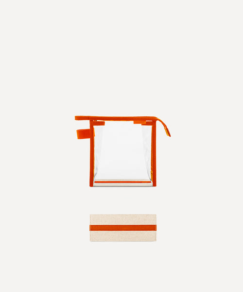 TROUSSE DE VOYAGE TRANSPARENTE