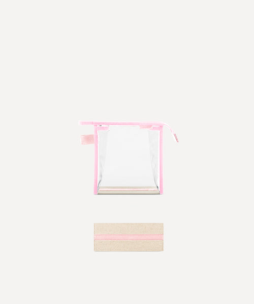 TROUSSE DE VOYAGE TRANSPARENTE