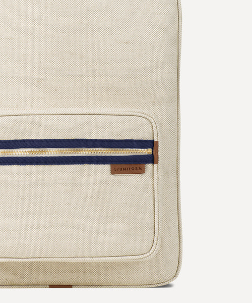 LE MINI SAC À DOS QUADRILLE NATURELLE