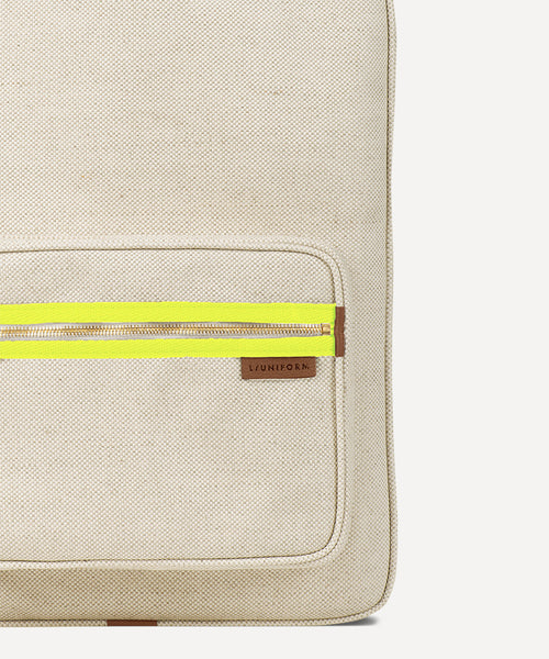 LE MINI SAC À DOS QUADRILLE NATURELLE