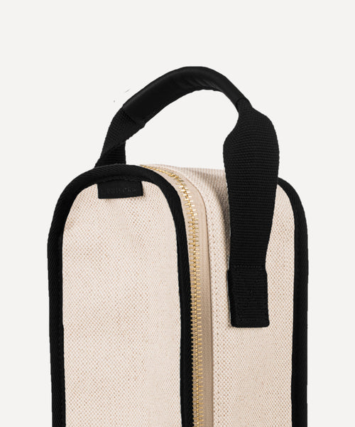 L'ÉTUI BOUTEILLE ISOTHERME QUADRILLE NATURELLE