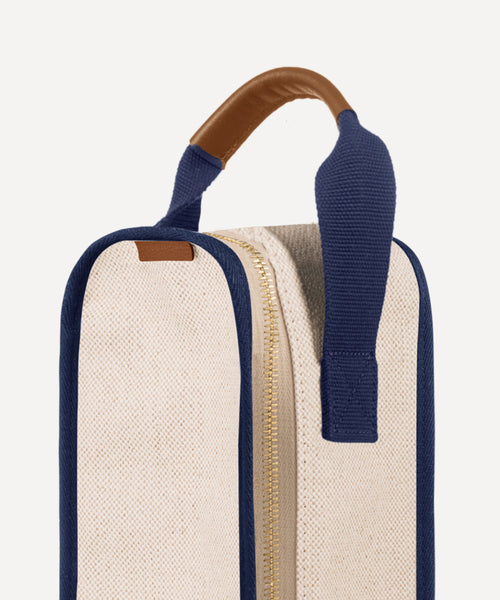 L'ÉTUI BOUTEILLE ISOTHERME QUADRILLE NATURELLE