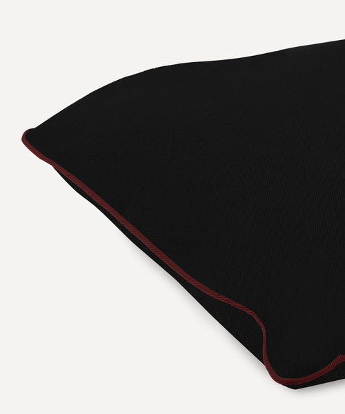 LA HOUSSE DE COUSSIN NOIRE