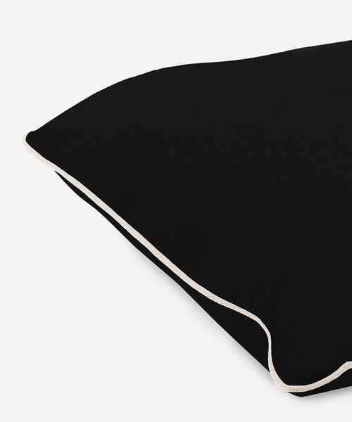 LA HOUSSE DE COUSSIN NOIRE