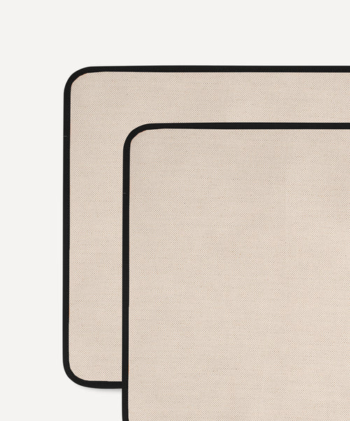 LE SET DE TABLE QUADRILLE NATURELLE