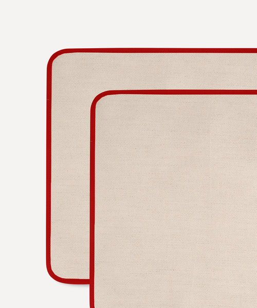 LE SET DE TABLE QUADRILLE NATURELLE