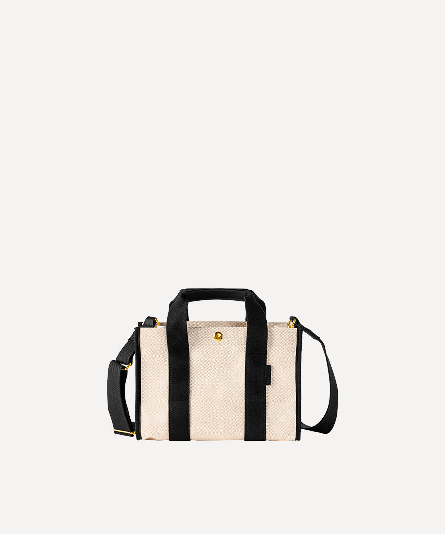 LE MINI SAC PRESSE QUADRILLE NATURELLE