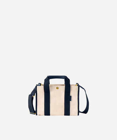 LE MINI SAC PRESSE QUADRILLE NATURELLE