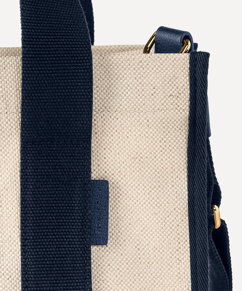 LE MINI SAC PRESSE QUADRILLE NATURELLE