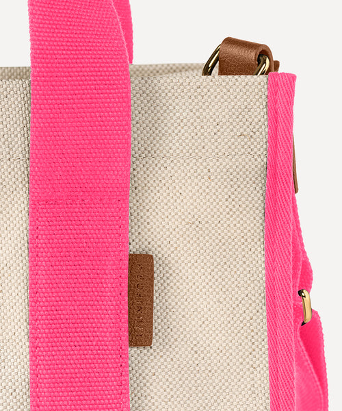 LE MINI SAC PRESSE QUADRILLE NATURELLE