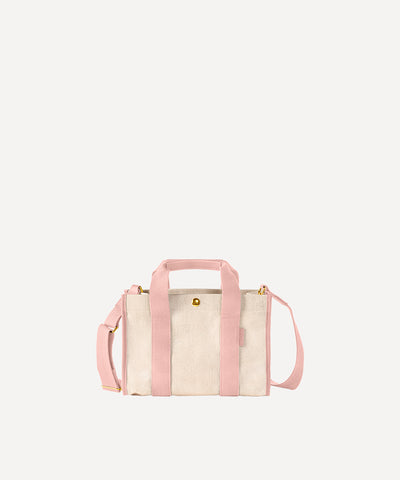 LE MINI SAC PRESSE QUADRILLE NATURELLE