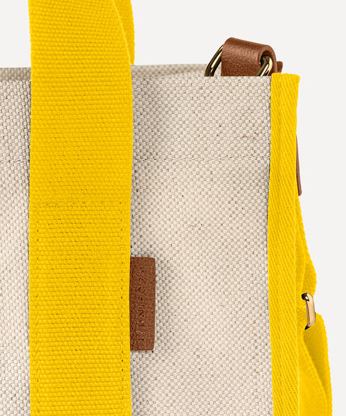 LE MINI SAC PRESSE QUADRILLE NATURELLE