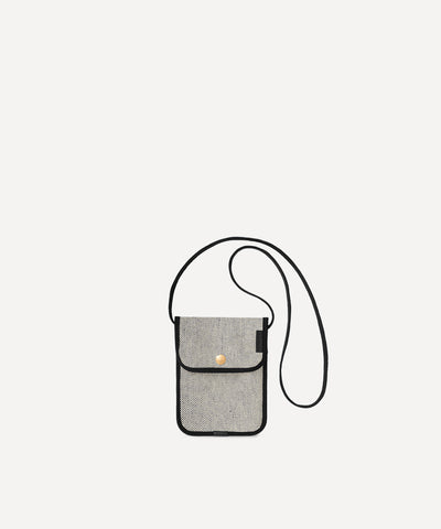 LA POCHETTE TOUR DE COU QUADRILLE MARINE