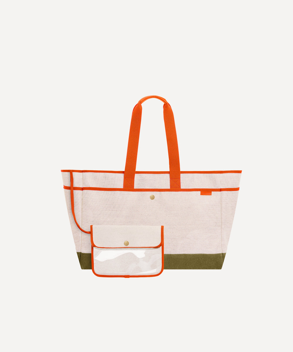 WEEKEND BAG NATURAL QUADRILLE