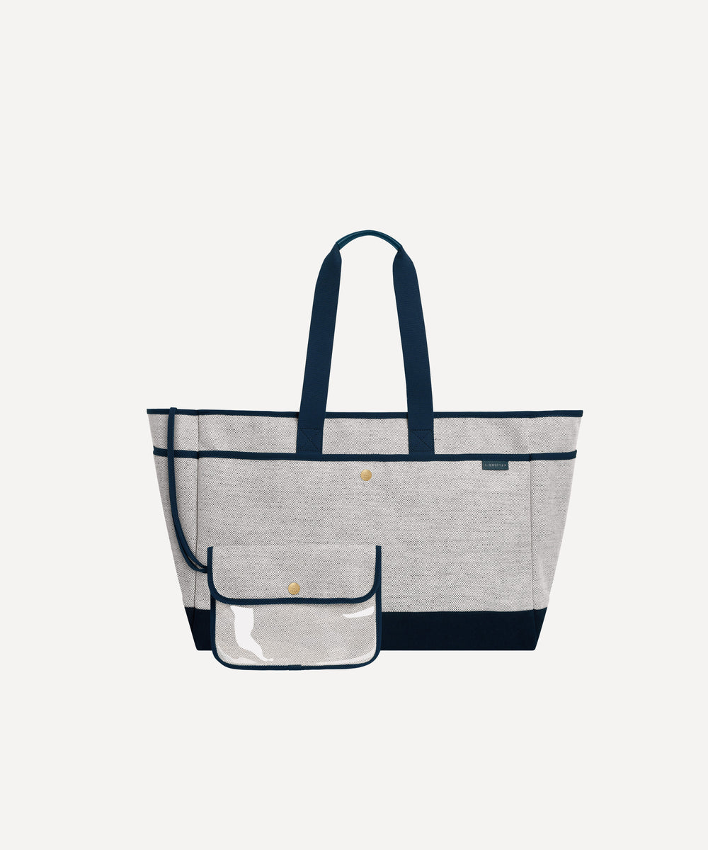 WEEKEND BAG NAVY QUADRILLE
