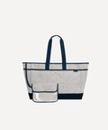 WEEKEND BAG NAVY QUADRILLE